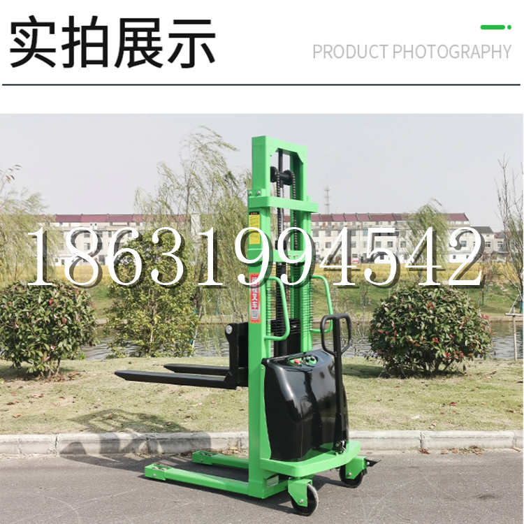 鼎城区电动叉车堆高车液压铲车电瓶1吨2吨站驾步行式小型全自动叉车